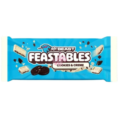 Mr Beast Feastables Cookies & Creme 60g - 10ct