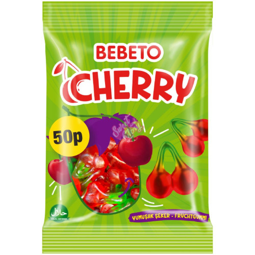 Bebeto Cherry 50p PMP 70g - 20ct