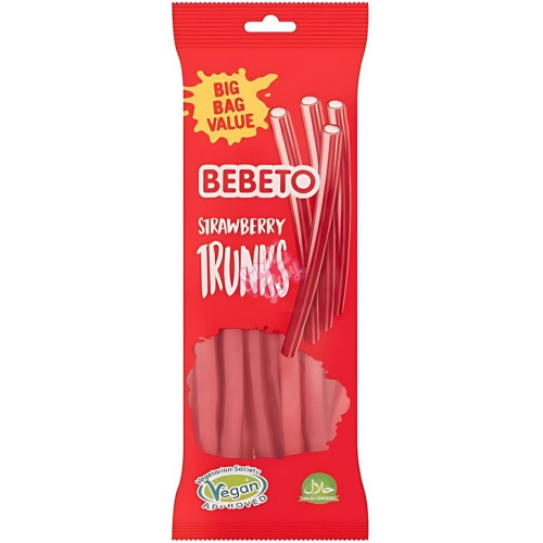 Bebeto Strawberry Trunks 220g - 12ct