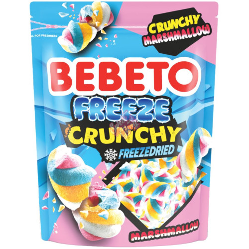 Bebeto Freeze Crunchy Marshmallow 35g - 12ct