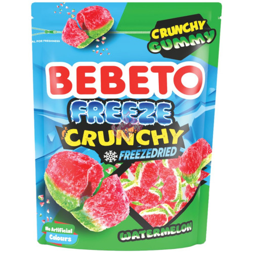 Bebeto Freeze Crunchy Watermelon 35g - 12ct