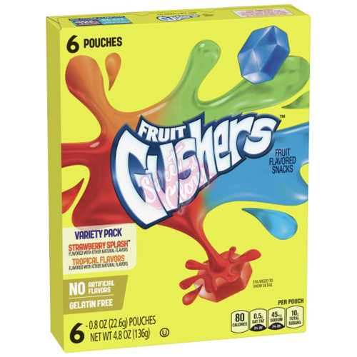 Betty Crocker Fruit Gushers Variety Pack 136g - 10ct