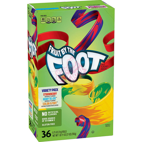 Sweet & Glory - Fruit By The Foot Variety Pack 36ct 21g - Case