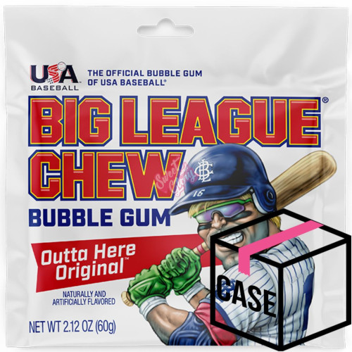 Big League Chew Outta Here Original 60g - Case