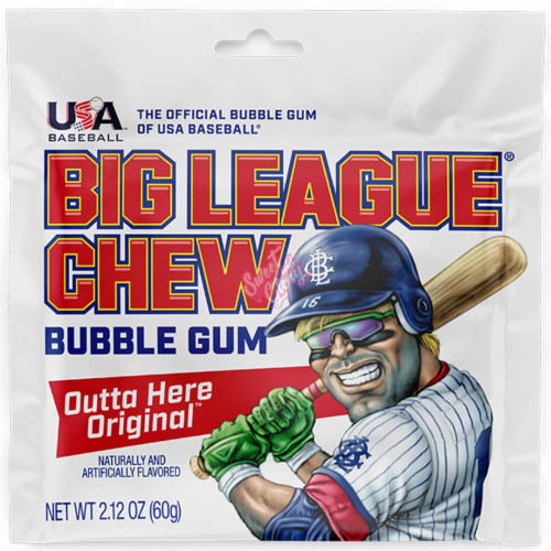 Big League Chew Outta Here Original 60g - 12ct