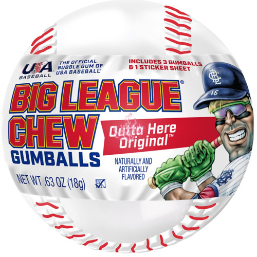 Big League Gum Baseball 68g - 12ct