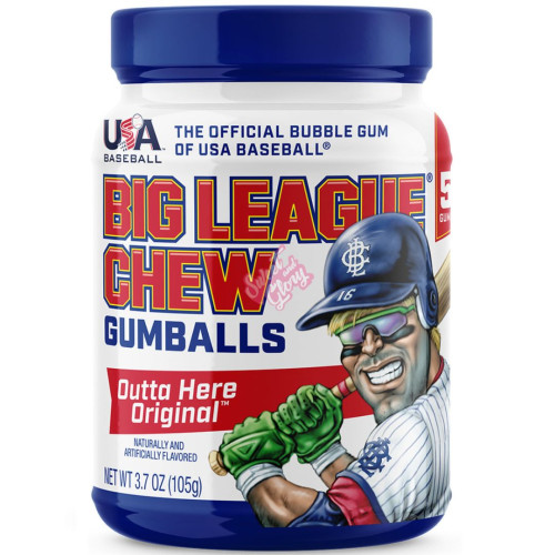 Big League Chew Bubble Gumballs 105g - 6ct
