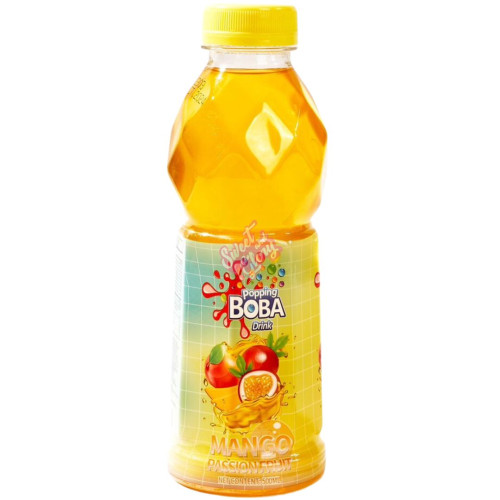 Popping Boba Drink Mango Passion Fruit 500ml - 12ct