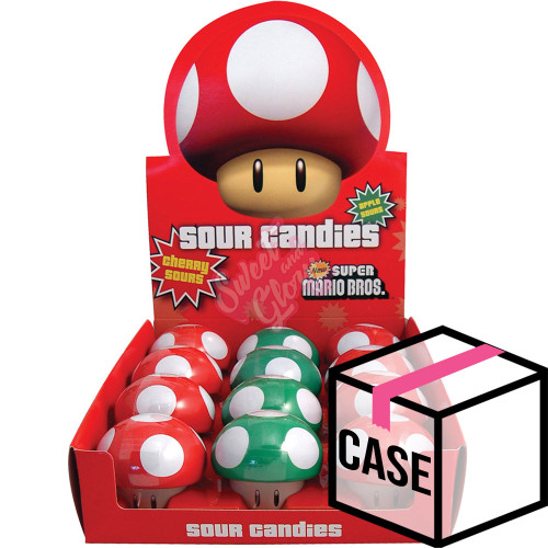 Nintendo Mushroom Sours 25.5g - Case