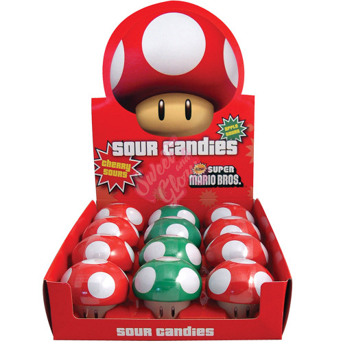 Nintendo Mushroom Sours 25.5g - 12ct