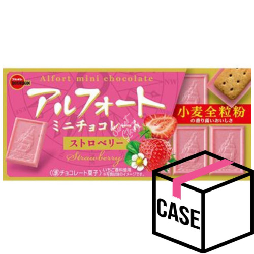 Bourbon Alfort Mini Strawberry Biscuit (Japan) 55g - Case