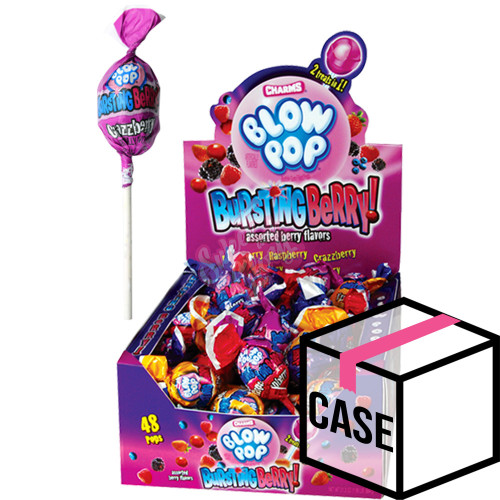 Blow Pops Bursting Berry 18g - Case