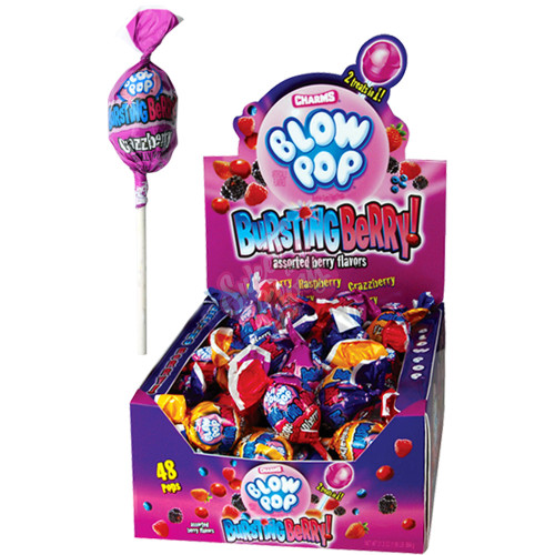 Blow Pops Bursting Berry 18g - 48ct
