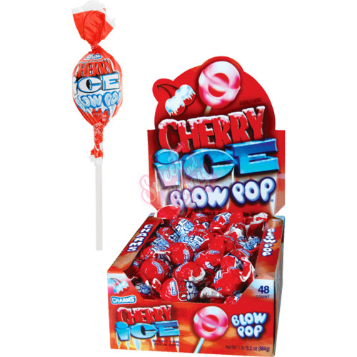 Sweet And Glory Blow Pops Cherry Ice 18g Inner