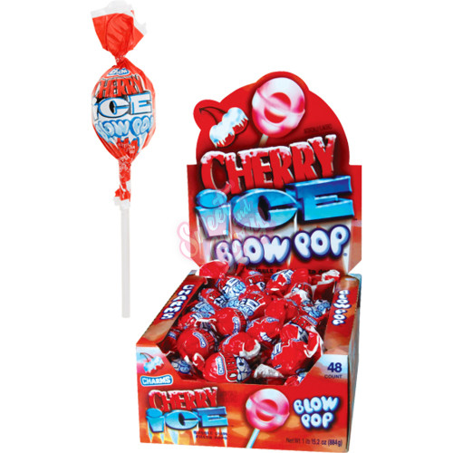 Blow Pops Cherry Ice 18g - 48ct