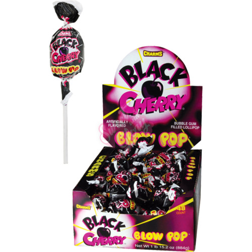 Blow Pops Black Cherry 18g - 48ct