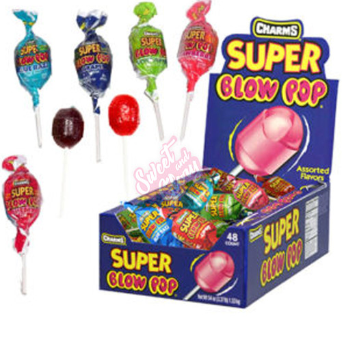 Super Blow Pop Assorted 32g - 48ct