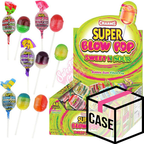 Super Blow Pop Sweet & Sour 32g - Case
