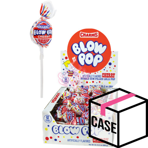 Blow Pops Cherry 18g - Case