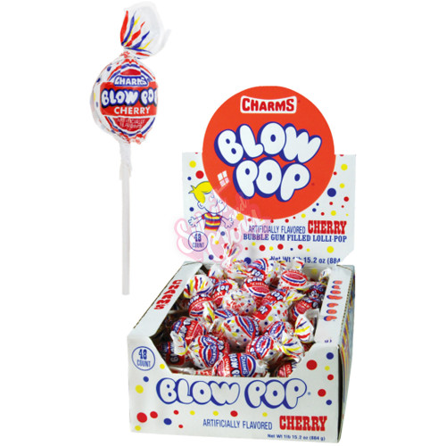 Sweet & Glory - Blow Pops Cherry 18g - Inner