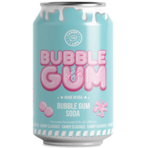 Candy Lips Bubble Gum 355ml - 12ct