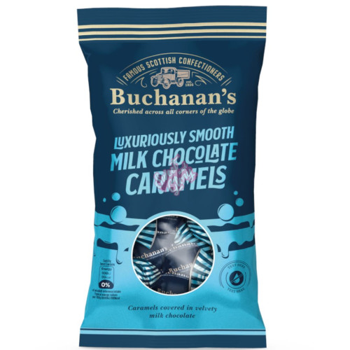 Buchanan's Milk Chocolate Caramels 110g - 12ct