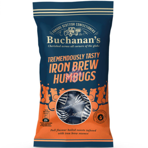 Buchanan's Iron Brew Humbugs 140g - 12ct