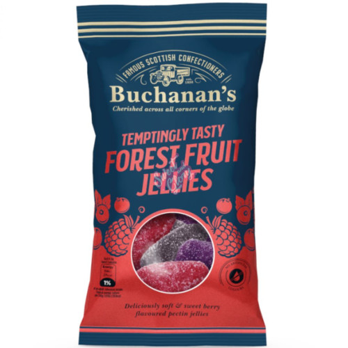 Buchanan's Forest Fruit Jellies 140g - 12ct
