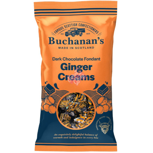 Buchanan's Dark Chocolate Ginger Creams 120g - Case