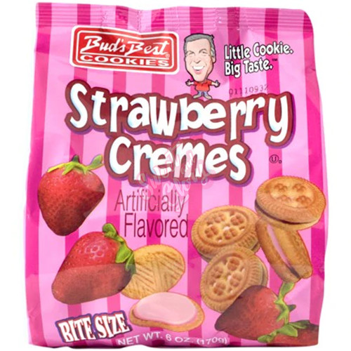 Buds Best Bite Size Strawberry Cremes 170g - 12ct