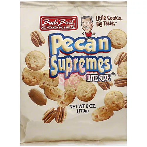 Buds Best Bite Size Pecan Supremes 170g - 12ct