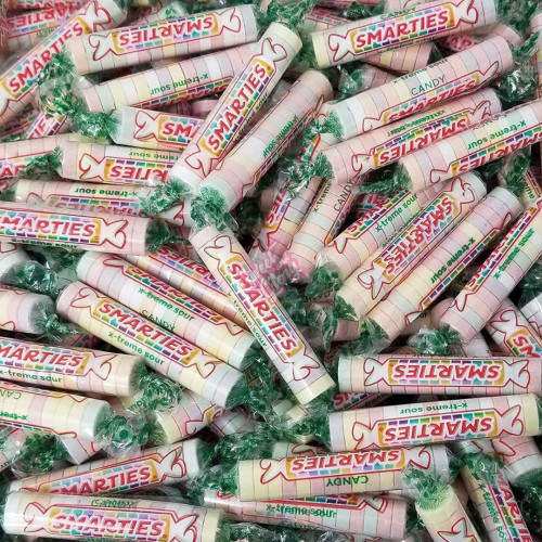 Sweet & Glory Smarties Candy Rolls XTreme Sour Bulk 3Kg Bag Inner