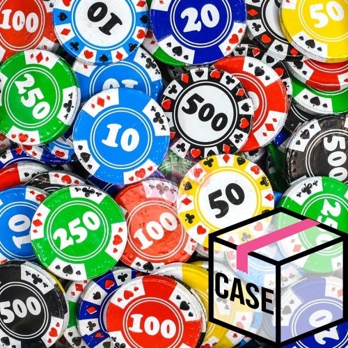 Castle Casino Chips Chocolate 420ct - 1ct
