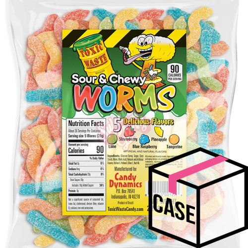 Toxic Waste Worms 10Kg - Case