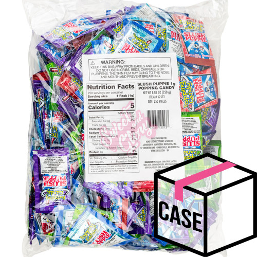 Slush Puppie Popping Candy 250g - Case