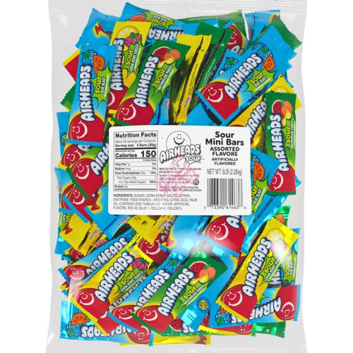 Airheads Sour Mini Bars Assorted 2.26Kg - 1ct