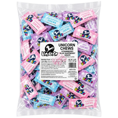 Unicorn Chews Assorted 1361g - 1ct