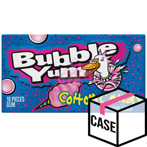 Bubble Yum Cotton Candy Gum Big Pack 79g - Case