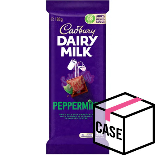 Cadbury's Peppermint Chocolate AUS 180g - Case