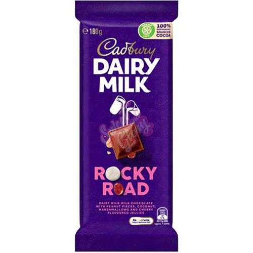 Cadbury's Rocky Road Chocolate AUS 180g - 15ct
