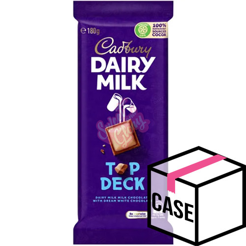 Cadbury's Top Deck Chocolate AUS 180g - Case