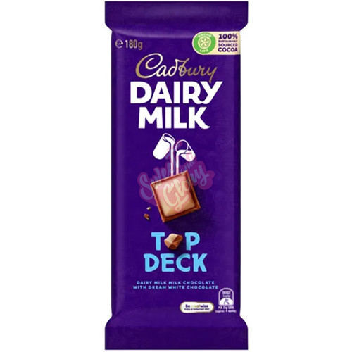 Cadbury's Top Deck Chocolate AUS 180g - 15ct