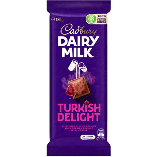 Cadbury's Turkish Delight Chocolate AUS 180g - 15ct