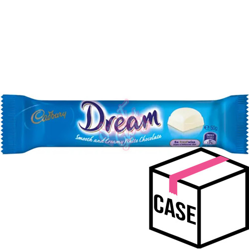 Cadbury's Dream White Chocolate Bar AUS 50g - Case