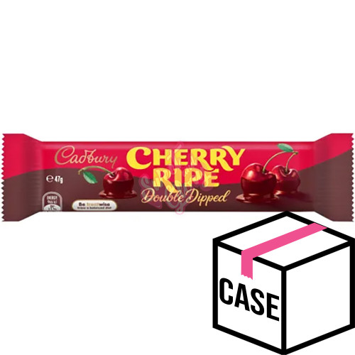 Cadbury's Cherry Ripe Double Dip Dark Chocolate Bar AUS 40g - Case