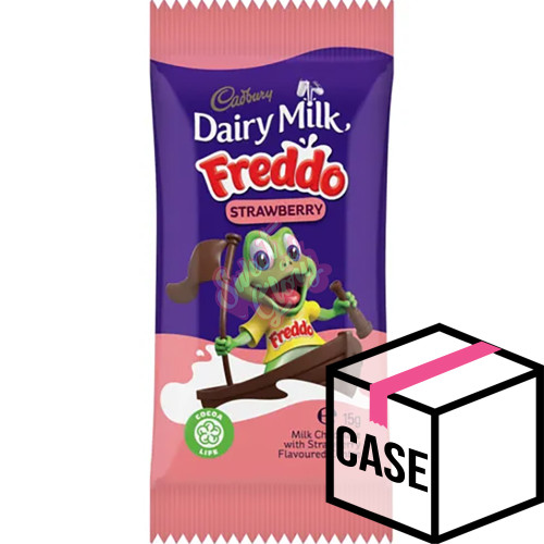 Cadbury's Strawberry Freddo Chocolate Bar AUS 15g - Case