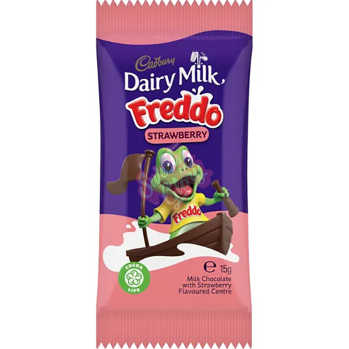 Cadbury's Strawberry Freddo Chocolate Bar AUS 15g- Inner 72ct