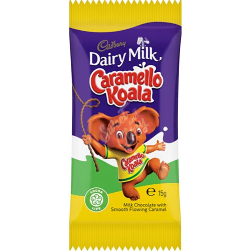 Cadbury's Caramello Koala Chocolate Bar AUS 15g - 72ct