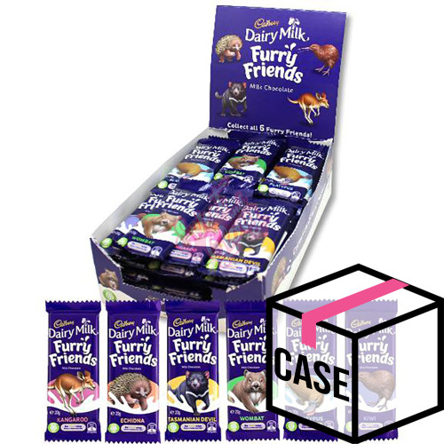 Cadbury's Furry Friends Chocolate Bar AUS 20g - Case