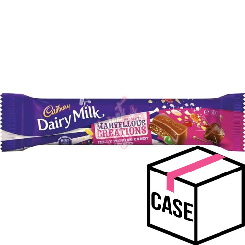 Cadbury's Marvellous Creations Jelly Popping Candy Beans AUS 50g - Case